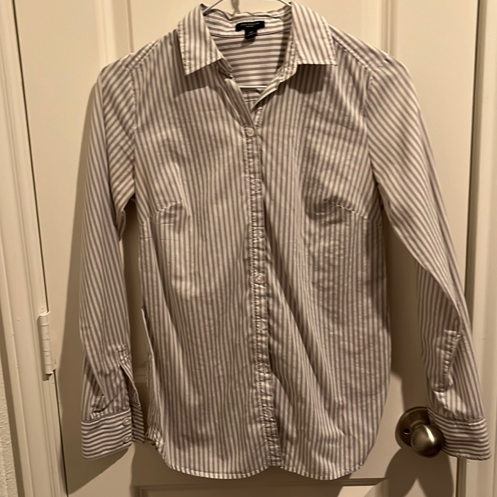 Womens Petite button down shirt, Ann Taylor,